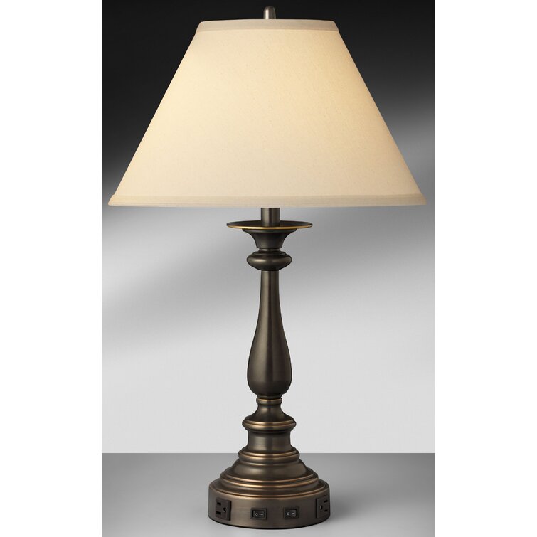 Medallion Lighting Traditional Madison Bronze Metal Table Lamp